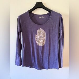 Purple Lucky Brand long sleeve t-shirt